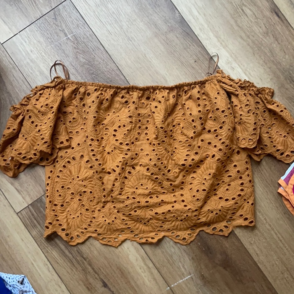 Strapless Top with attached sleeves